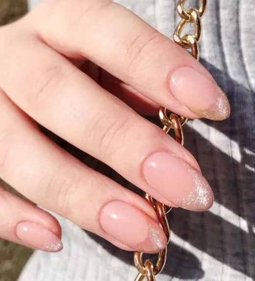 Velvet French Nails